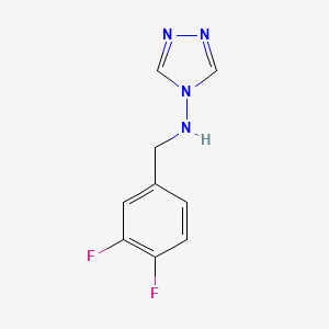N-(3,4-difluorobenzyl)-N-(4H-1,2,4-triazol-4-yl)amine