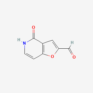 4-Oxo-4,5-dihydrofuro[3,2-c]pyridine-2-carbaldehyde