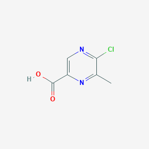 molecular formula C6H5ClN2O2 B2526705 5-Chloro-6-methylpyrazine-2-carboxylic acid CAS No. 188781-36-4