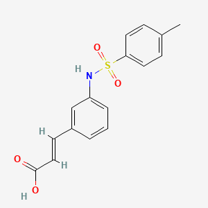 3-(3-{[(4-Methylphenyl)sulfonyl]amino}phenyl)acrylic acid