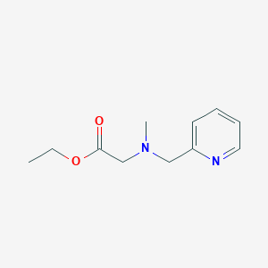 Ethyl 2-{methyl[(pyridin-2-yl)methyl]amino}acetate