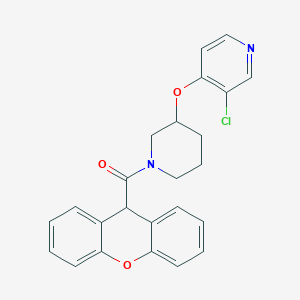 (3-((3-chloropyridin-4-yl)oxy)piperidin-1-yl)(9H-xanthen-9-yl)methanone