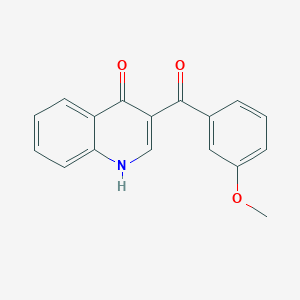 3-(3-methoxybenzoyl)quinolin-4(1H)-one