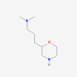molecular formula C9H20N2O B2526790 二甲基[3-(吗啉-2-基)丙基]胺 CAS No. 1779649-03-4