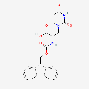 1(2H)-Pyrimidinepropanoic acid, alpha-[[(9H-fluoren-9-ylmethoxy)carbonyl]amino]-3,4-dihydro-2,4-dioxo-, (alphaS)-