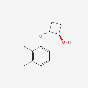 molecular formula C12H16O2 B2526799 (1R,2R)-2-(2,3-dimethylphenoxy)cyclobutan-1-ol CAS No. 2162688-05-1; 2271528-06-2