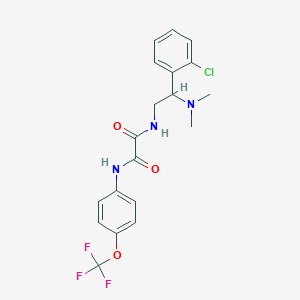 N1-(2-(2-chlorophenyl)-2-(dimethylamino)ethyl)-N2-(4-(trifluoromethoxy)phenyl)oxalamide