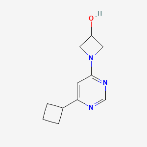 1-(6-Cyclobutylpyrimidin-4-yl)azetidin-3-ol