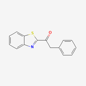 molecular formula C15H11NOS B2526831 1-(1,3-苯并噻唑-2-基)-2-苯乙酮 CAS No. 220753-47-9