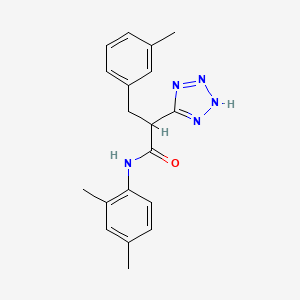 N-(2,4-dimethylphenyl)-3-(3-methylphenyl)-2-(2H-tetrazol-5-yl)propanamide