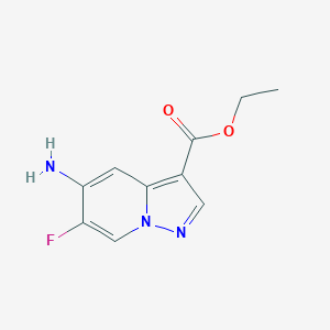 Ethyl 5-amino-6-fluoropyrazolo[1,5-a]pyridine-3-carboxylate
