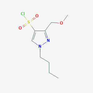 1-butyl-3-(methoxymethyl)-1H-pyrazole-4-sulfonyl chloride
