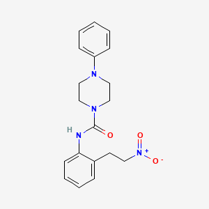 N-[2-(2-nitroethyl)phenyl]-4-phenylpiperazine-1-carboxamide