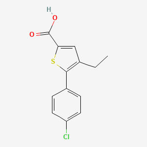 5-(4-Chlorophenyl)-4-ethylthiophene-2-carboxylic acid