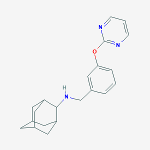 molecular formula C21H25N3O B252695 N-(2-adamantyl)-N-[3-(2-pyrimidinyloxy)benzyl]amine 