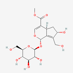 molecular formula C17H24O11 B2526980 10-Hydroxy majoroside CAS No. 259753-12-3