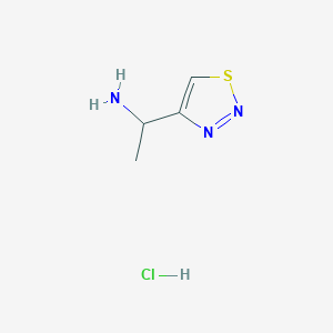 1-(1,2,3-Thiadiazol-4-yl)ethan-1-amine hydrochloride