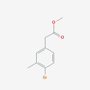 molecular formula C10H11BrO2 B2527016 Methyl 2-(4-bromo-3-methylphenyl)acetate CAS No. 885681-93-6