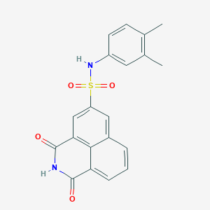 N-(3,4-dimethylphenyl)-1,3-dioxo-2,3-dihydro-1H-benzo[de]isoquinoline-5-sulfonamide