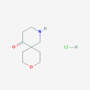9-Oxa-2-azaspiro[5.5]undecan-5-one hydrochloride