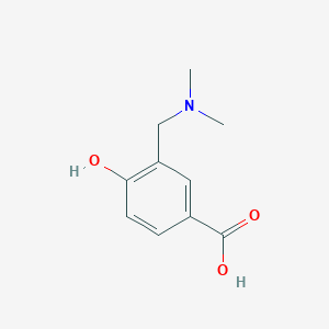 molecular formula C10H13NO3 B2527084 3-[(Dimethylamino)methyl]-4-hydroxybenzoic acid CAS No. 103095-57-4