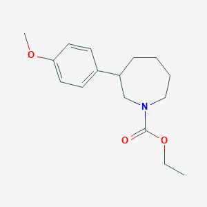 Ethyl 3-(4-methoxyphenyl)azepane-1-carboxylate