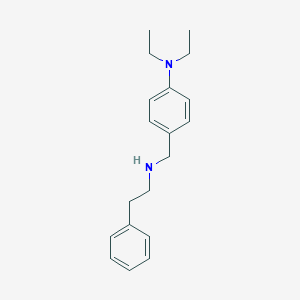 molecular formula C19H26N2 B252713 N-[4-(diethylamino)benzyl]-N-(2-phenylethyl)amine 