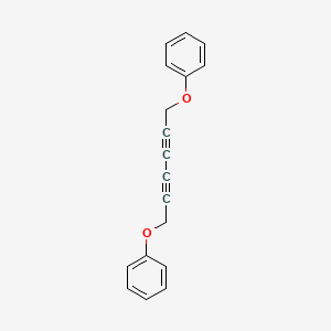 molecular formula C18H14O2 B2527181 1,6-Diphenoxy-2,4-hexadiyne CAS No. 17338-03-3; 30980-37-1