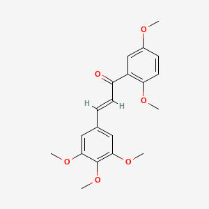 (2E)-1-(2,5-dimethoxyphenyl)-3-(3,4,5-trimethoxyphenyl)prop-2-en-1-one