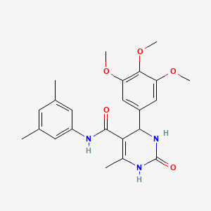 N-(3,5-dimethylphenyl)-6-methyl-2-oxo-4-(3,4,5-trimethoxyphenyl)-1,2,3,4-tetrahydropyrimidine-5-carboxamide