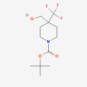 Tert-butyl 4-(hydroxymethyl)-4-(trifluoromethyl)piperidine-1-carboxylate