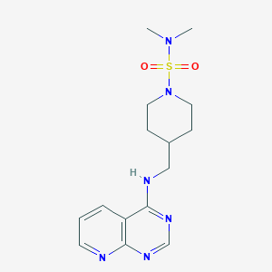 N,N-Dimethyl-4-[(pyrido[2,3-d]pyrimidin-4-ylamino)methyl]piperidine-1-sulfonamide