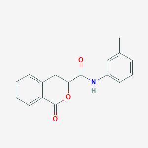 molecular formula C17H15NO3 B2527249 N-(3-甲基苯基)-1-氧代-3,4-二氢-1H-异色满-3-甲酰胺 CAS No. 868154-13-6