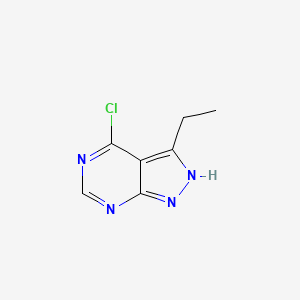 4-chloro-3-ethyl-1H-pyrazolo[3,4-d]pyrimidine