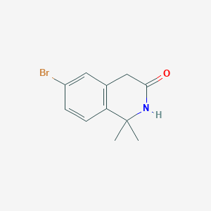 6-Bromo-1,1-dimethyl-1,2-dihydroisoquinolin-3(4H)-one