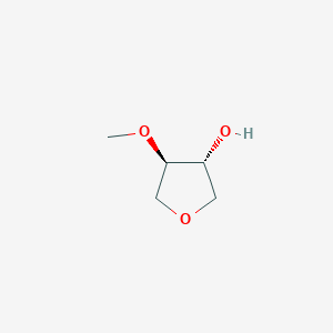 molecular formula C5H10O3 B2527265 (3R,4R)-4-methoxyoxolan-3-ol CAS No. 876026-49-2