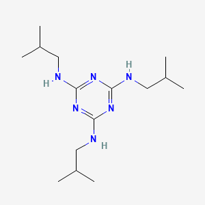molecular formula C15H30N6 B2527281 N,N',N''-Triisobutyl-1,3,5-triazine-2,4,6-triamine CAS No. 656822-23-0
