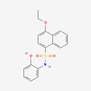 4-ethoxy-N-(2-hydroxyphenyl)-1-naphthalenesulfonamide