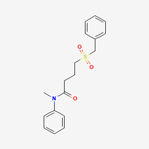 4-(benzylsulfonyl)-N-methyl-N-phenylbutanamide