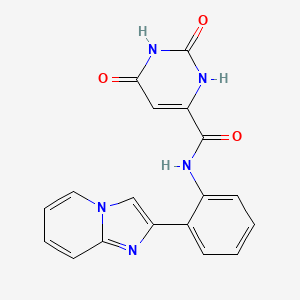 N-(2-(imidazo[1,2-a]pyridin-2-yl)phenyl)-2,6-dioxo-1,2,3,6-tetrahydropyrimidine-4-carboxamide