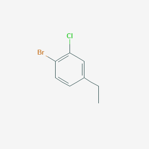molecular formula C8H8BrCl B2527302 1-Bromo-2-chloro-4-ethylbenzene CAS No. 1369951-03-0