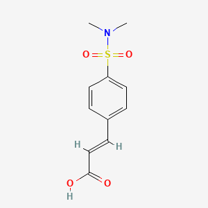 3-[4-(Dimethylsulfamoyl)phenyl]prop-2-enoic acid