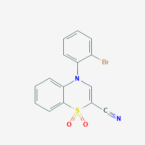 molecular formula C15H9BrN2O2S B2527346 1-[(2,4-二甲苯基)磺酰基]-3-甲基-N-(2-甲基苄基)哌啶-3-甲酰胺 CAS No. 1207023-19-5