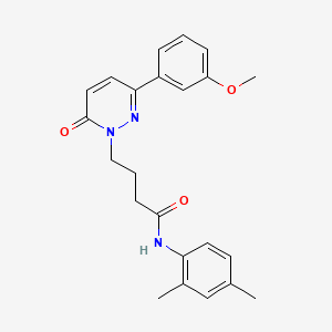 N-(2,4-dimethylphenyl)-4-(3-(3-methoxyphenyl)-6-oxopyridazin-1(6H)-yl)butanamide