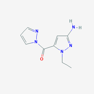 1-ethyl-5-(1H-pyrazol-1-ylcarbonyl)-1H-pyrazol-3-amine