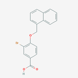 3-bromo-4-(naphthalen-1-ylmethoxy)benzoic Acid