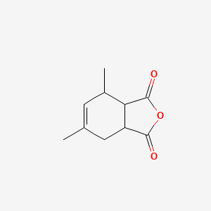 molecular formula C10H12O3 B2527421 4,6-二甲基-3a,4,7,7a-四氢-2-苯并呋喃-1,3-二酮 CAS No. 53892-92-5