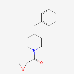 (4-Benzylidenepiperidin-1-yl)-(oxiran-2-yl)methanone