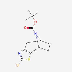 Tert-butyl 4-bromo-3-thia-5,11-diazatricyclo[6.2.1.02,6]undeca-2(6),4-diene-11-carboxylate