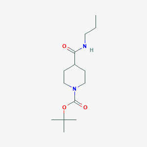 Tert-butyl 4-(propylcarbamoyl)piperidine-1-carboxylate